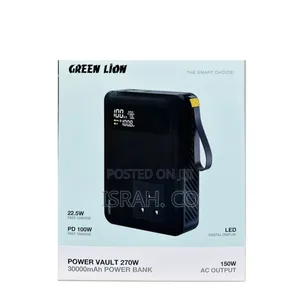 Green Lion Power Vault 270w Power Bank .