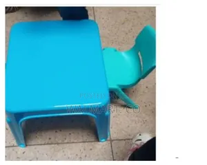 Kids Plastic Reading Table With Chair