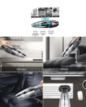 Cordless Handheld Vacuum Cleaner With Led Light, Cord-Free Car Hand Va
