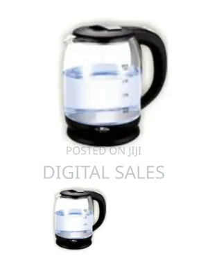 Electro Master 2 Liter Electric Blue Led Glass Kettle Water Boiler Mil