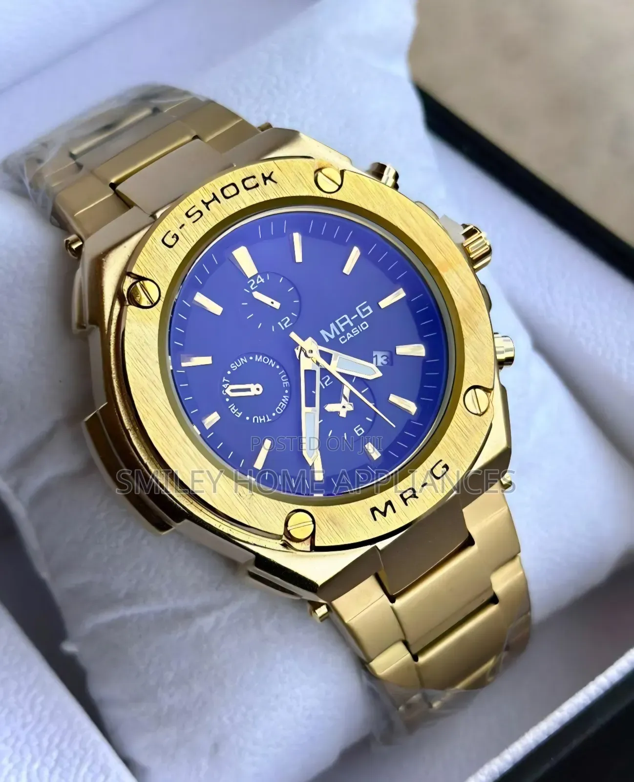 Golden Mr.G-shock Men's Authentic Automatic Wrist Time Piece