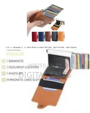 1 Piece of 9.5 * 6.5cm Mini Double Box Metal Wallet Vintage Leather Cr