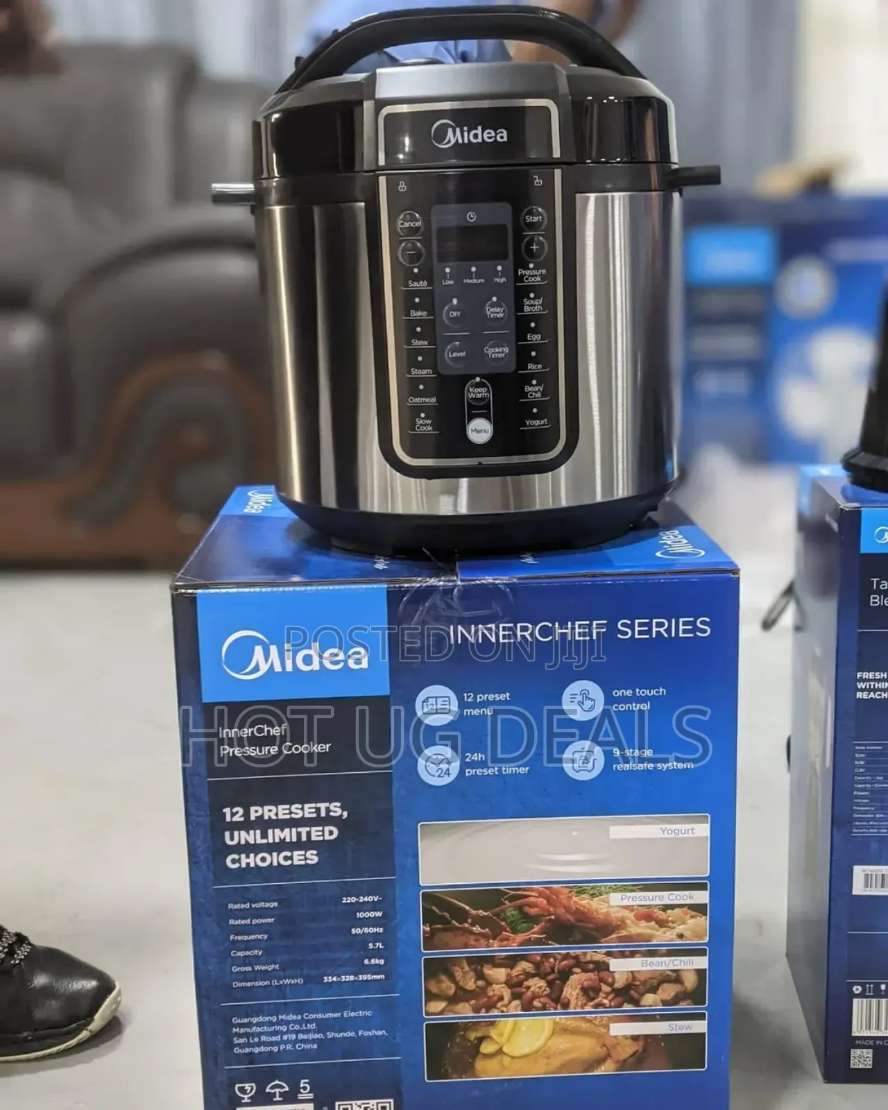 6l Midea Multi Cooker Digital Pressure Cooker  With 12 Cooking Options
