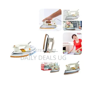 1200w Heavy Duty Ceramic Dry Iron With Non-Stick Coated Soleplate