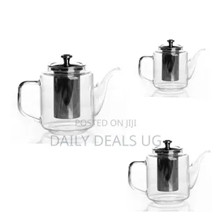 800ml Glass Kettle/Teapot With Infuser-Colorless