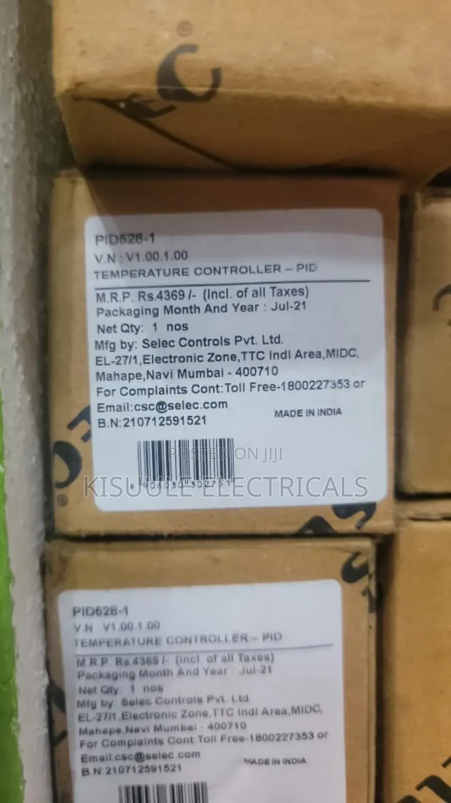Digital Led Temperature Controllers, Thermocouples, Ssr, Relay Contact