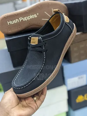 Black Hush Puppies Shoes