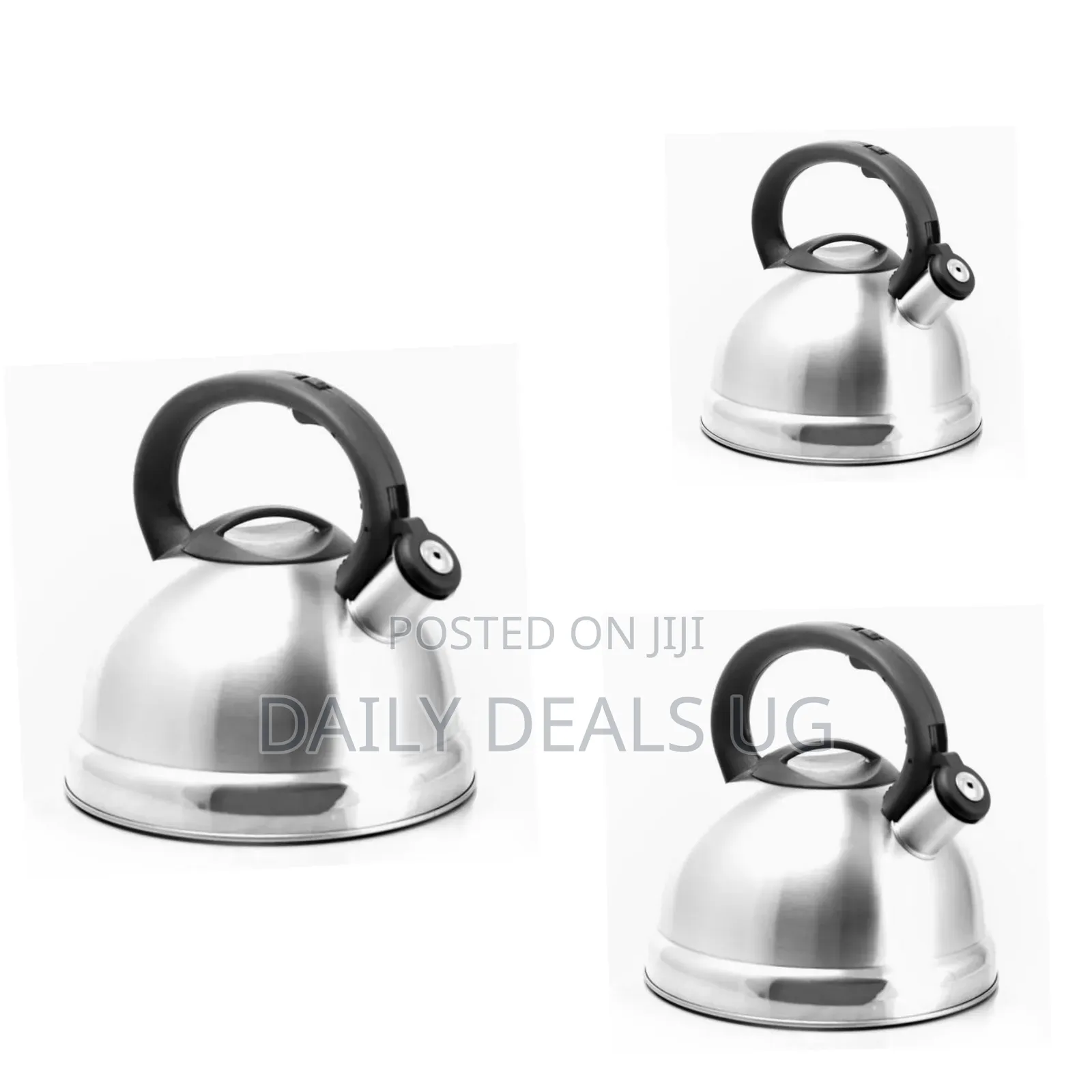 Hoffer 5 Litres Whistling Tea Boiling Kettle -Silver