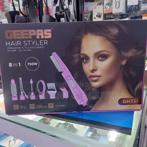 8 In 1 Geepas Hair Styler, Hair Straightener