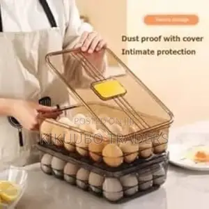 24 Grid Transparent Egg Storage Box