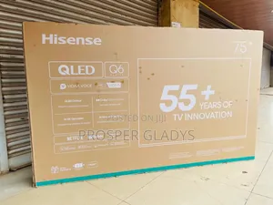 75 Qled Smart Digital Flat Screen Flameless.