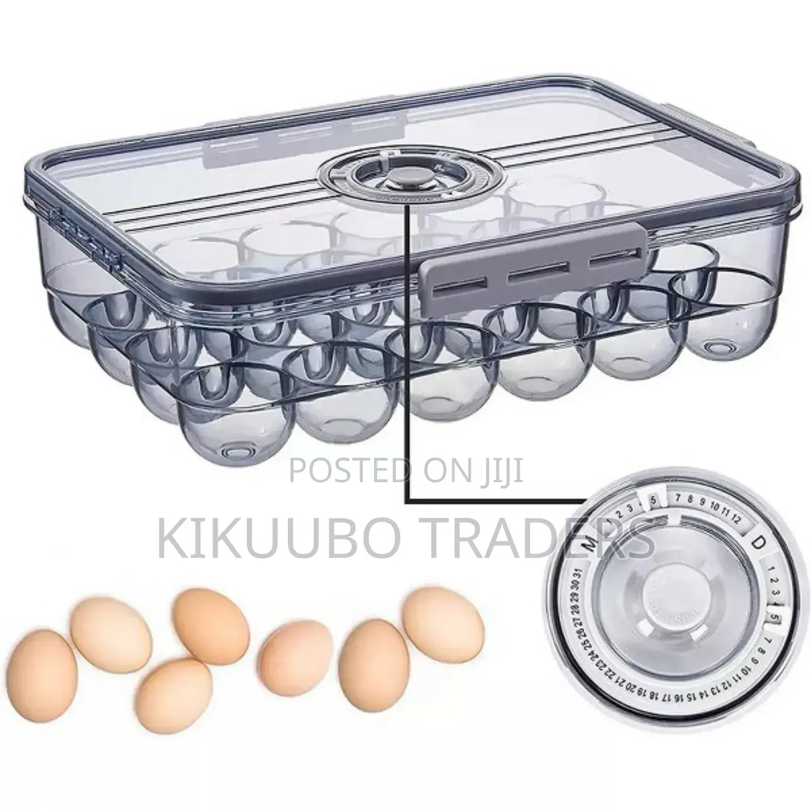 24 Grid Stackable Egg Storage Box