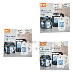 Raf Cordless Electric Kettle 2l, With Auto Shut, 360-Degree Cord