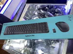 Original Logitech Mk 220 Wireless  Combo With Built