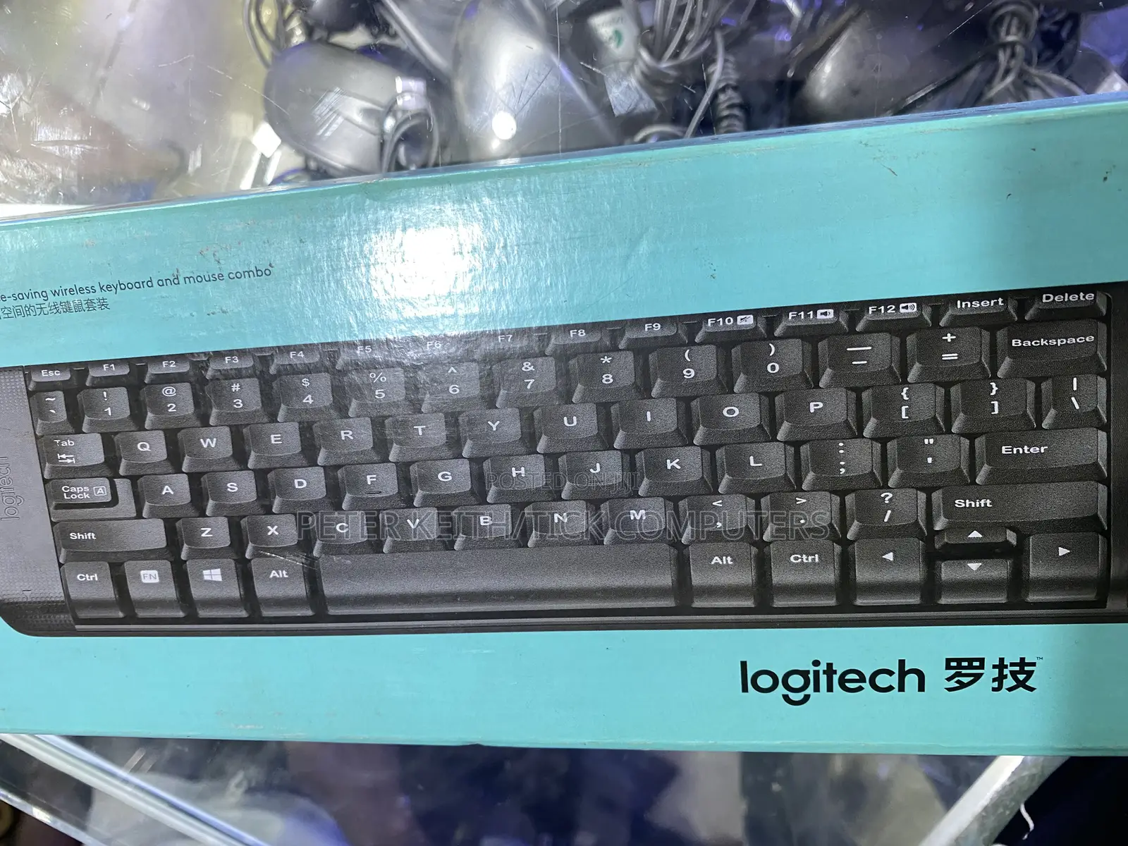 Original Logitech Mk 220 Wireless  Combo With Built