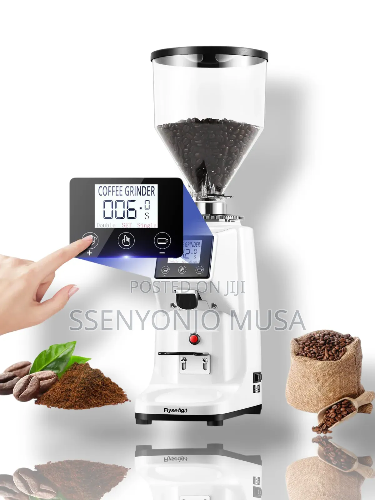Flyseago Commercial Coffee Grinder