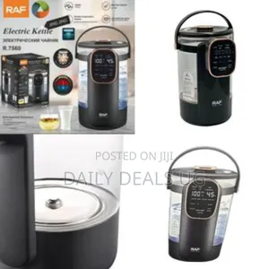 Raf 1000w 3.5l Borosillicate Window Glass Electric Kettle