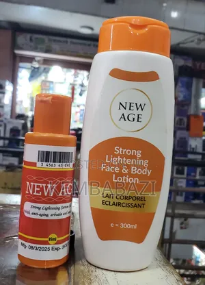 New Age Strong Lightening Body and Face Lotion and Serum