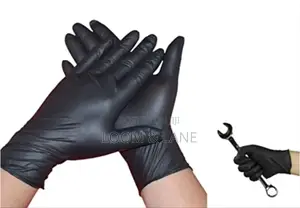100pcs Black Disposable Multifunction Gloves