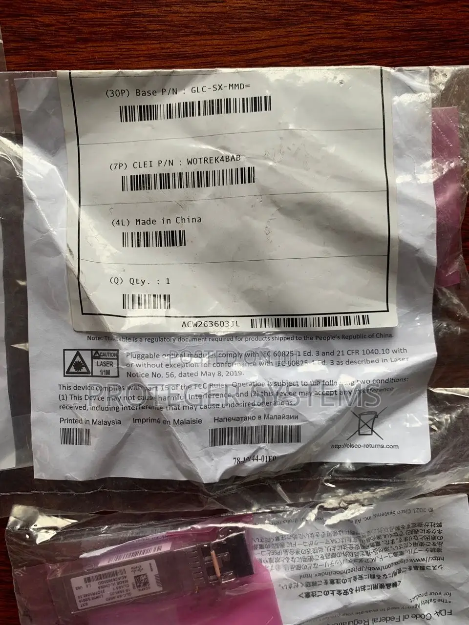 Cisco GLC-Sx-MMD SFP Modules