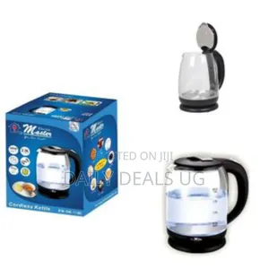 Electro Master 2 Liter Electric Blue Led Glass Kettle Water Boiler