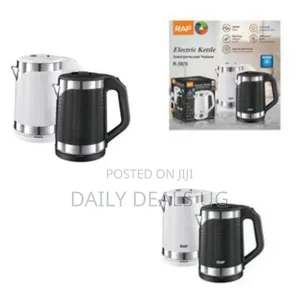 Raf 1 Piece of 2l Double Wall Stainless Steel Electric Teawater Kettle