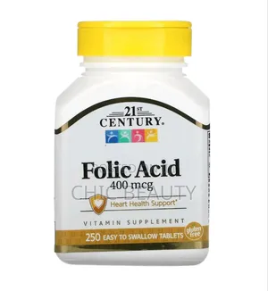 21st Century Folic Acid 400mg 250 Tablets