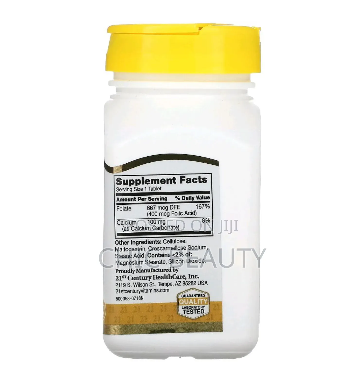 21st Century Folic Acid 400mg 250 Tablets