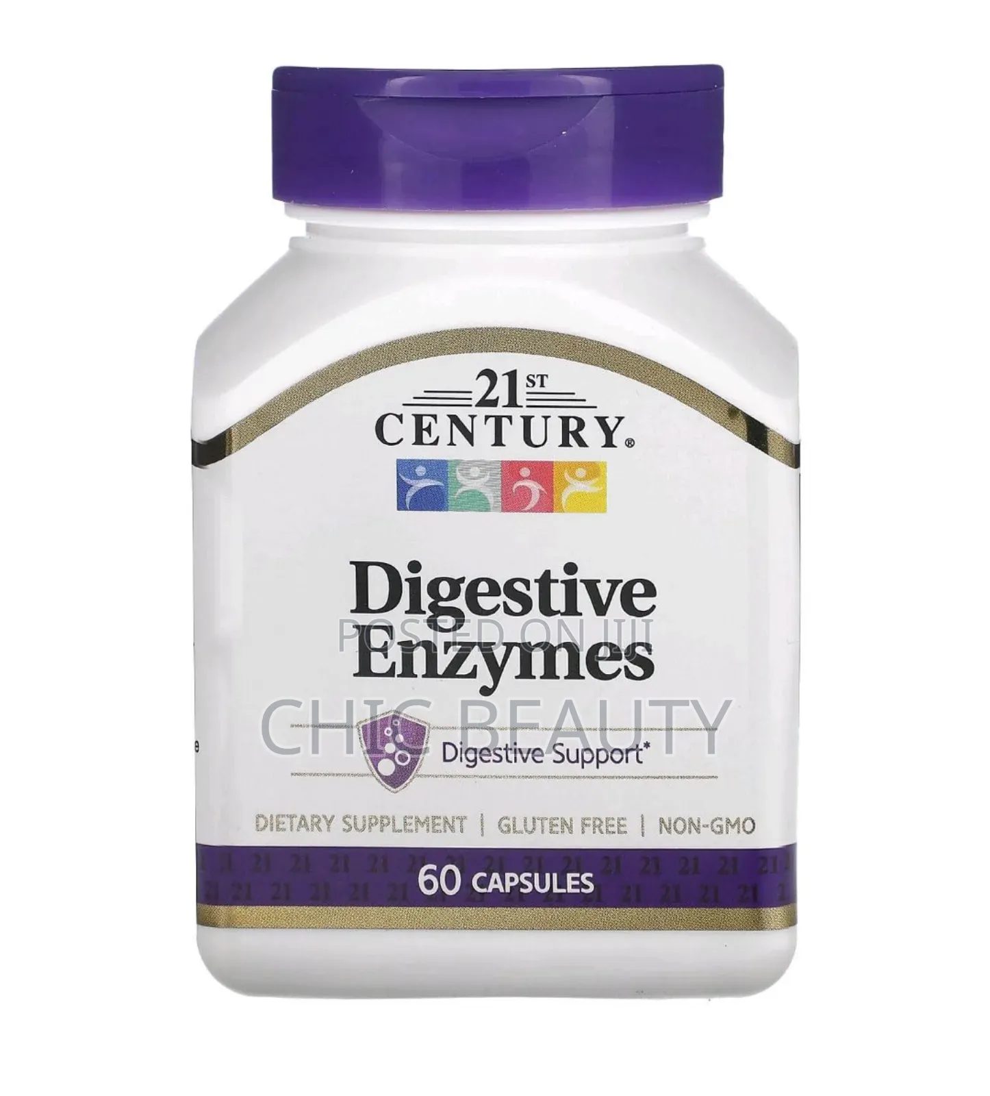 21st Century Digestive Enzymes Digestive Support 60 Capsules