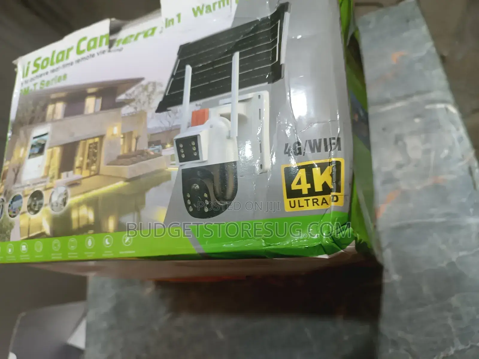 4g Solar Powered Camera With Battery Backup