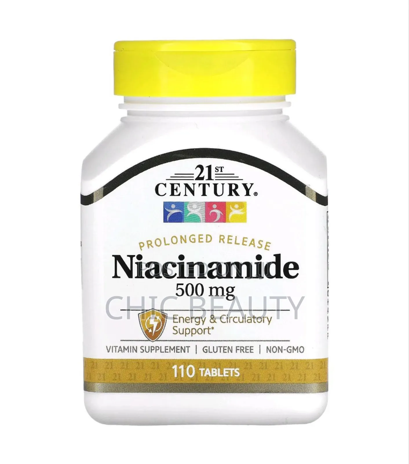 21st Century Niacinamide Prolonged Release 500mg, 110 Tablets