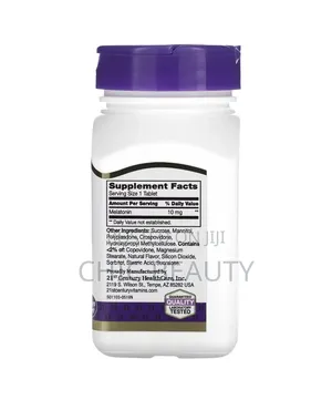 21st Century Melatonin Extra Strength Sleep Support 10mg, 120 Tablets.
