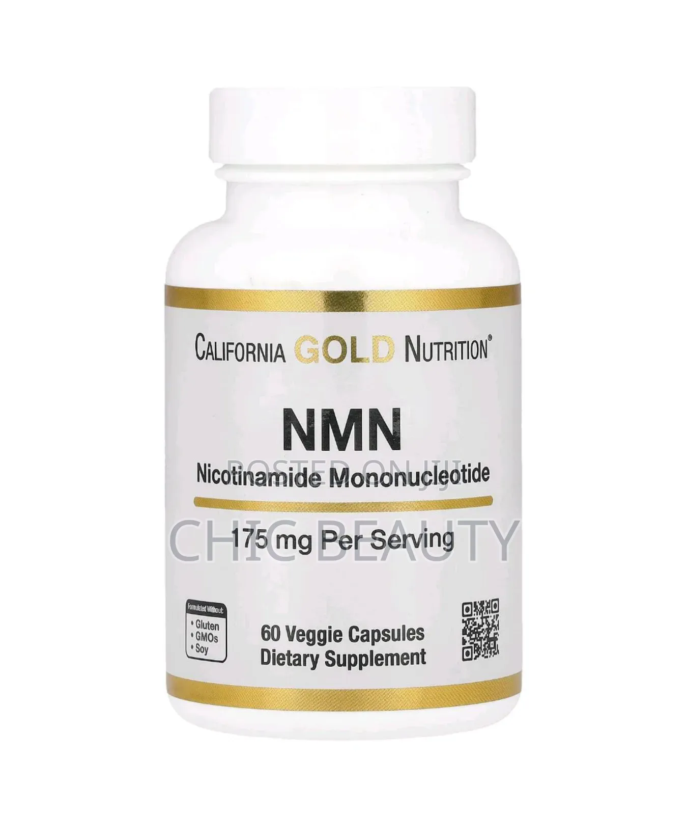 California Gold NMN Nicotinamide Mononucleotide 175mg 60 Tablets