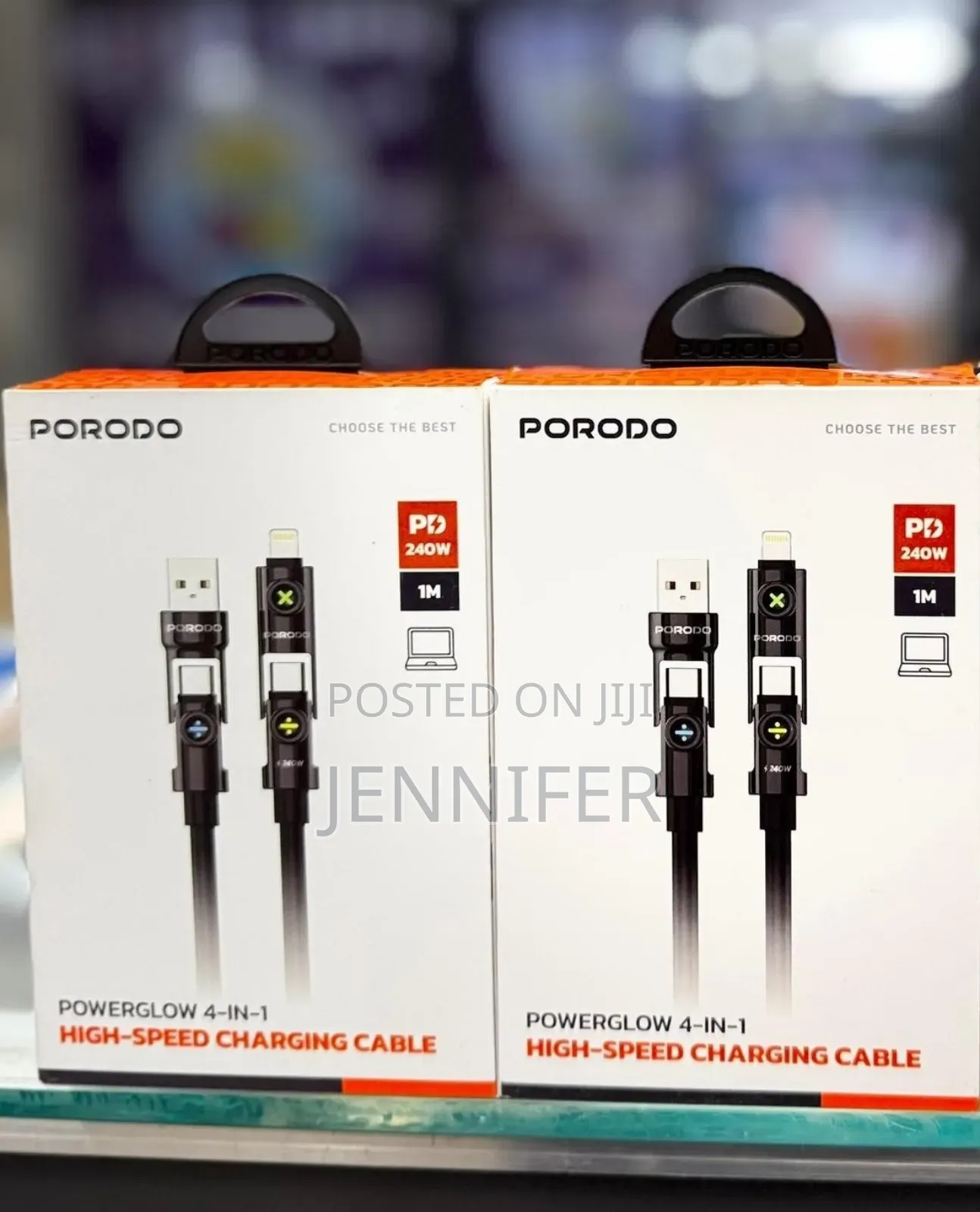 Porodo 4 in 1 High Speed Charging Cable