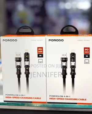 Porodo 4 in 1 High Speed Charging Cable