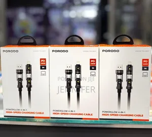 Porodo 4 in 1 High Speed Charging Cable