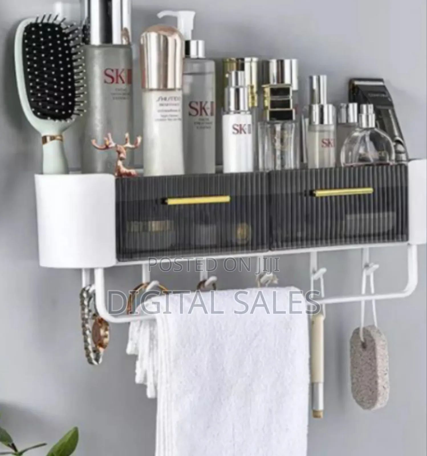 Shower Caddy, Self Adhesive Wall Mounted Shelf Bath Organizer, Shampoo