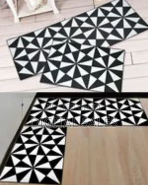 2pcs Non-slip Bedroom Floor Kitchen Rugs Doormats Carpets