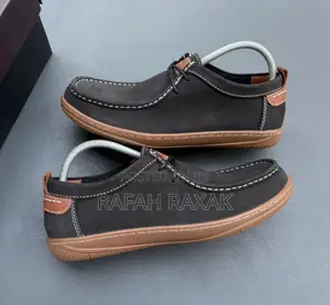 Original Dark Tan Hush Puppies Casual Premium Leather Shoes