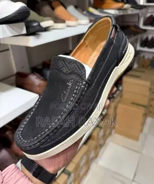 Original Men’S Clarks Casual Slip On Leather Shoes