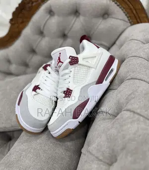 Original Air Jordan 4 Retro “Varsity Red” Sneakers