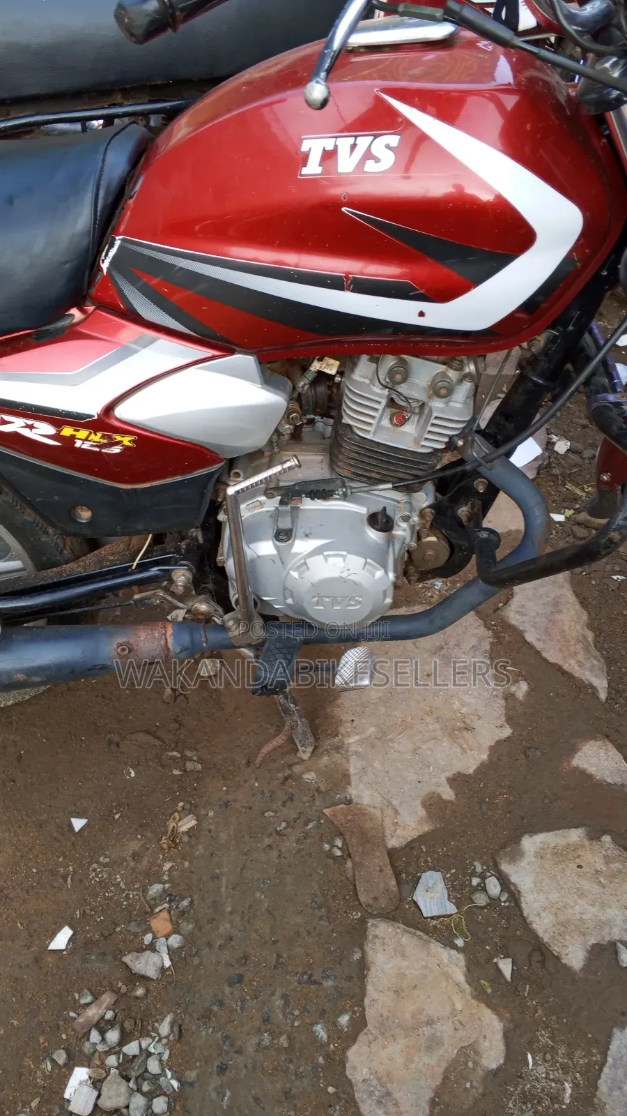 TVS HLX 125 2022 Red