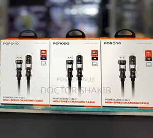 High Quality Porodo 4 in 1 High Speed Charging Cable