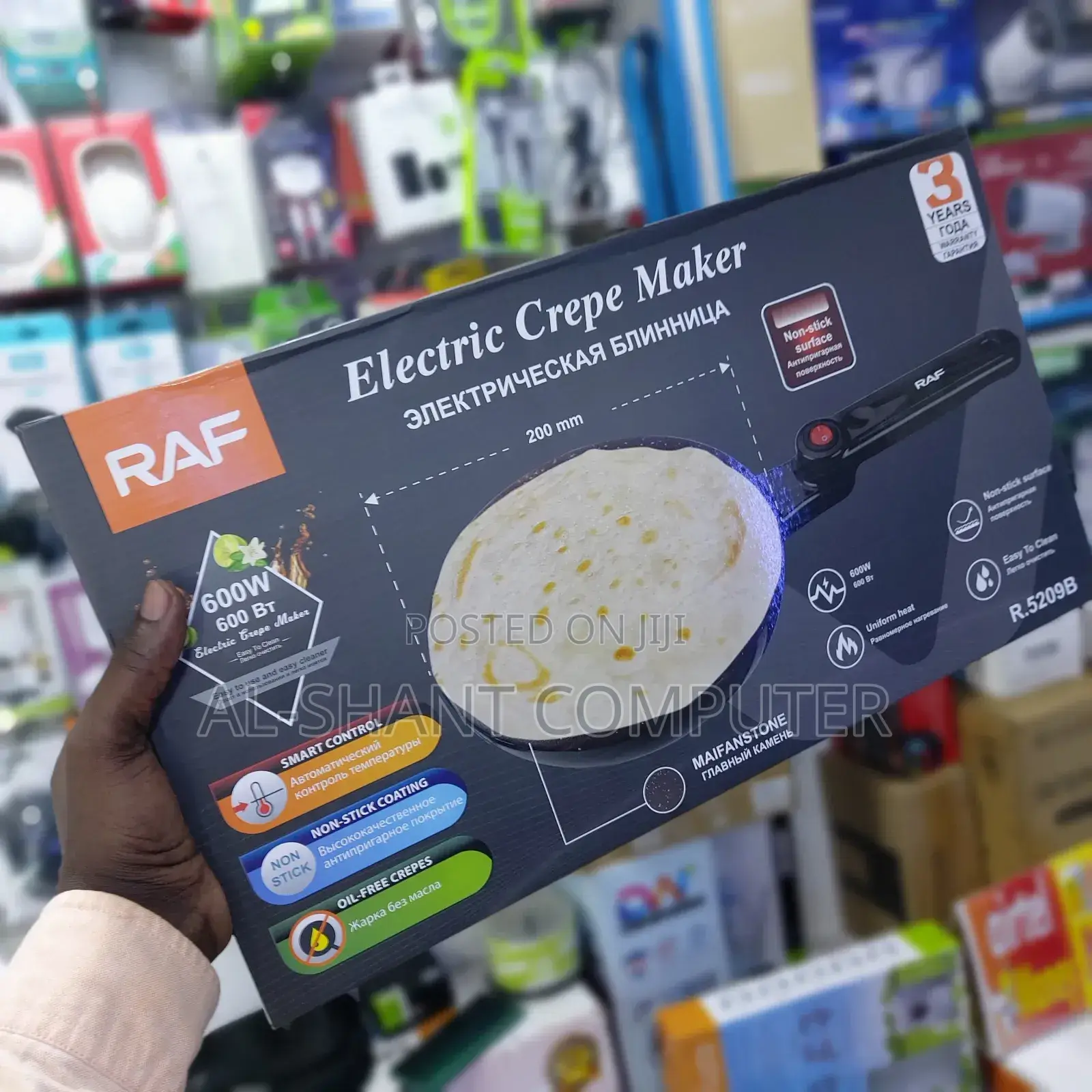 Crepe And Chapati Maker Raf, Electric Pizza Maker