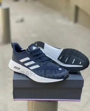 Original Blue Adidas Light Motion Trainer Running Sneakers