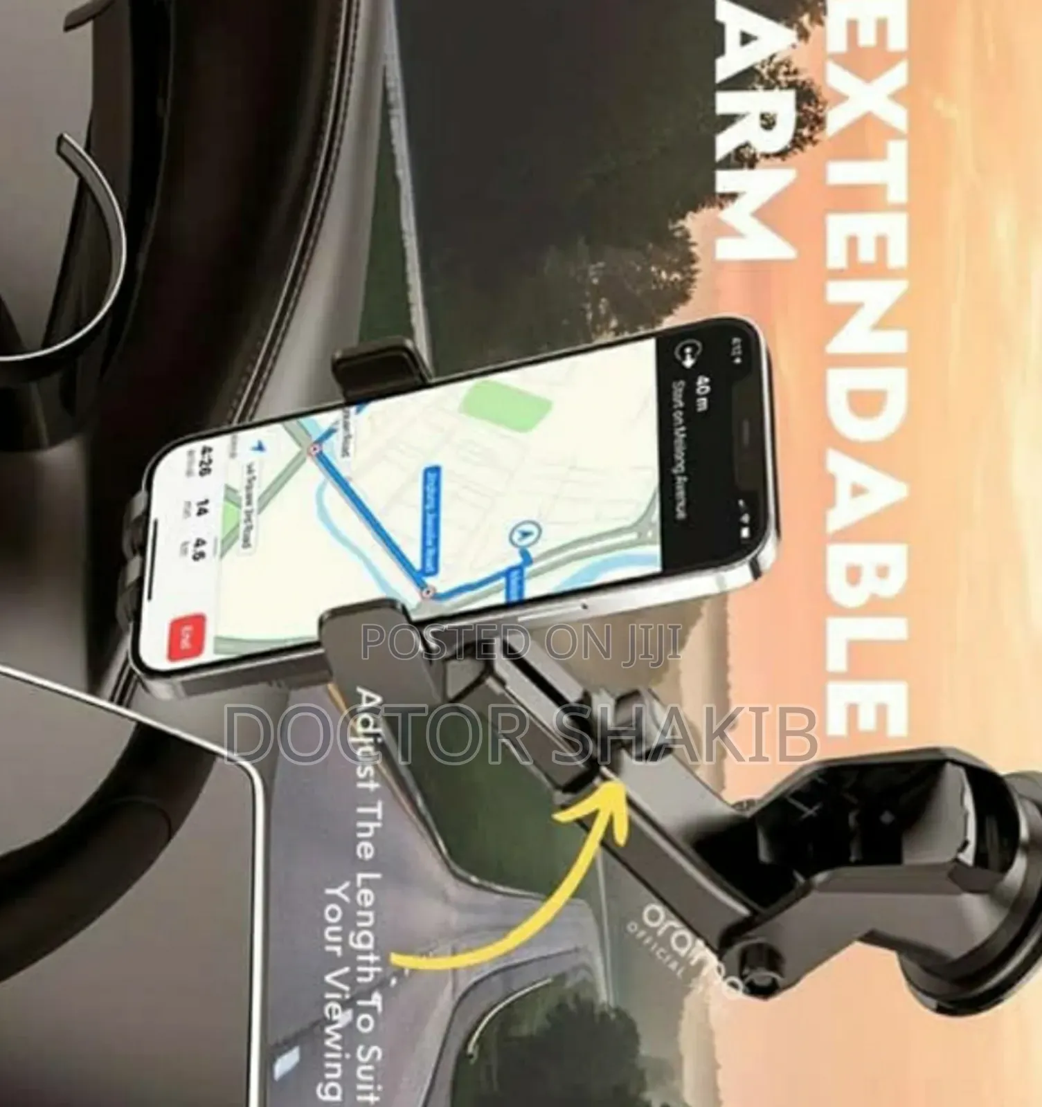 Strong Oraimo Ocm-12 Hydra 3 Universal Car Phone Holder Secure