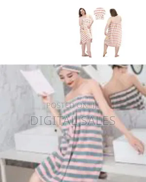 3 Piece of Body Towel Wrap With Hair Drying Towel Adjustable Shower