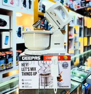 Geepas Stand Mixer With Rotating Bowl - 2.5 L