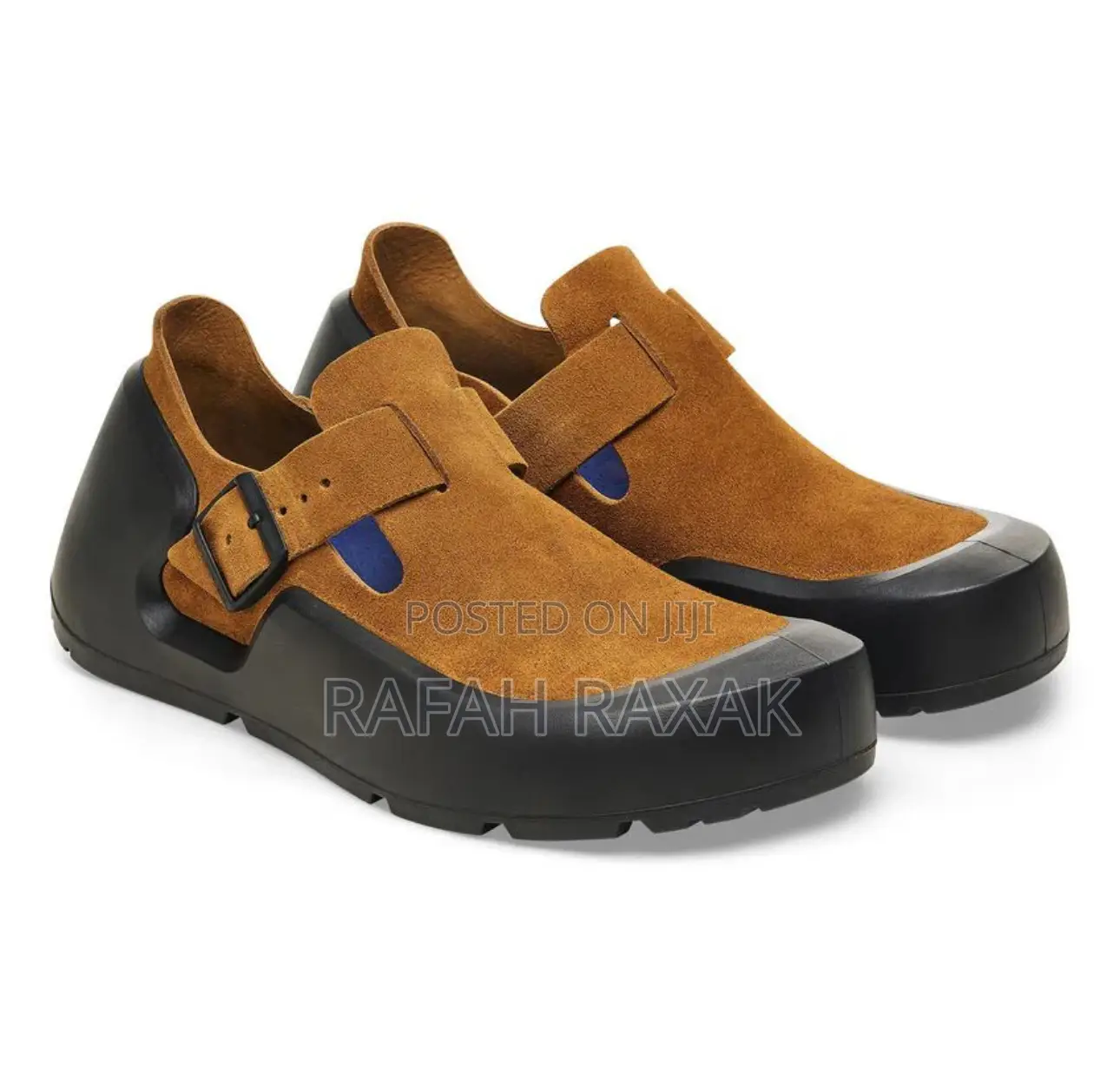 Men’S Brown Birkenstock Reykjavik Nubuk Leather Mink Shoes
