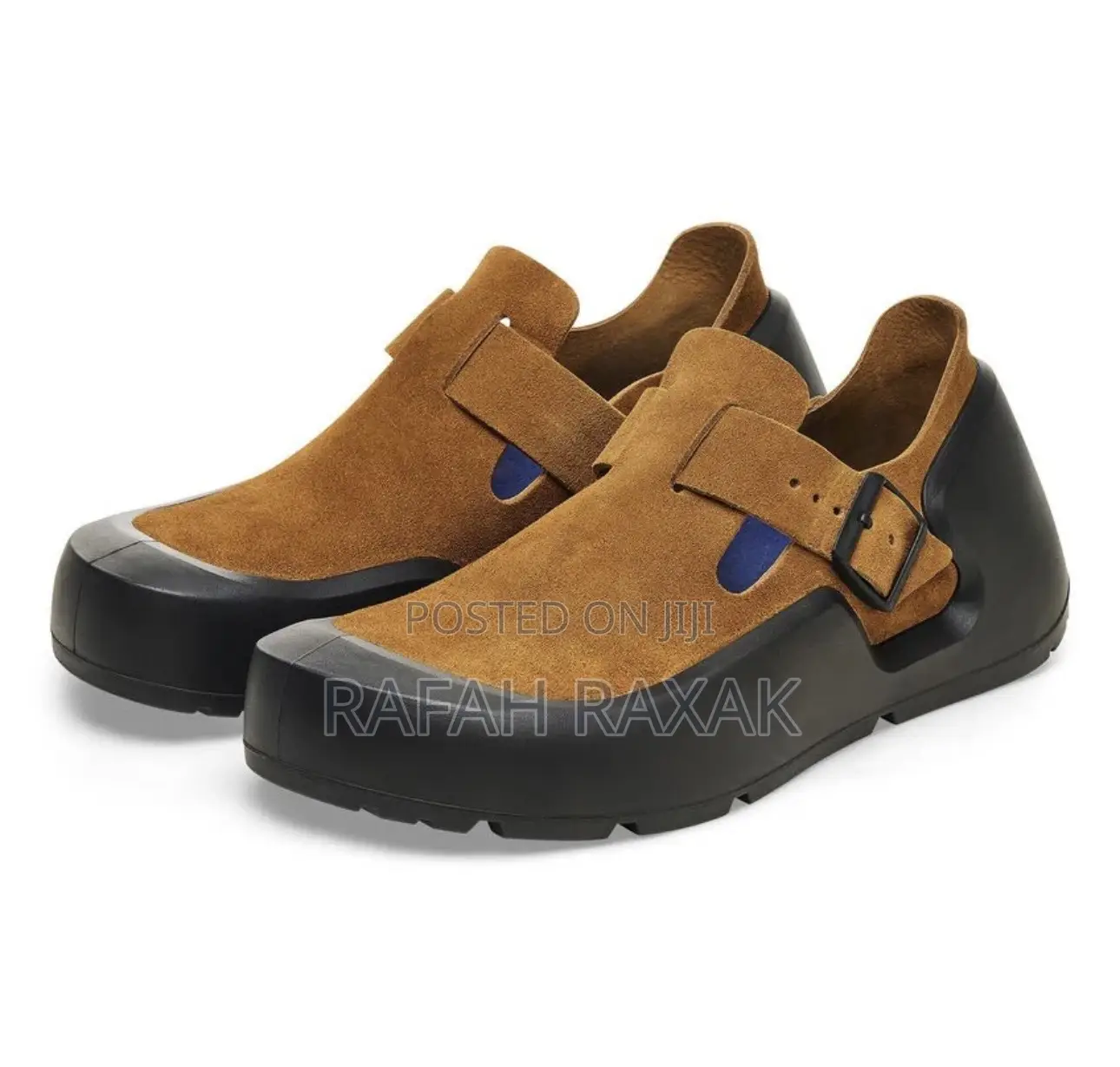 Men’S Brown Birkenstock Reykjavik Nubuk Leather Mink Shoes